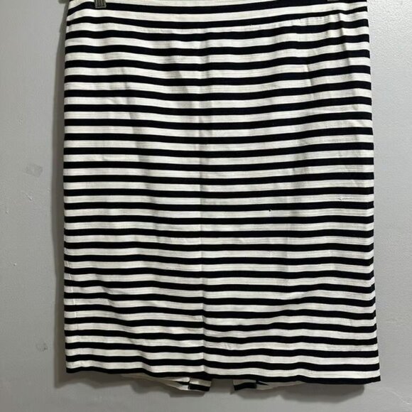 J.Crew Dresses & Skirts - J. Crew Women's Navy Blue/White Striped Skirt Nautical Lined